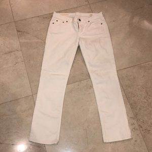 Jcrew Matchstick White Jeans size 29S